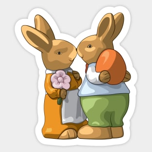 Easter Bunny with Egg Sticker